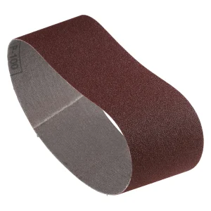 Bande abrasive en corindon – 75mmx533mm – Grain 100 – 301425 (x20)