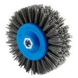 Brosse Métallique circulaire avec filetage - 140mm - Grain 60 - 353120