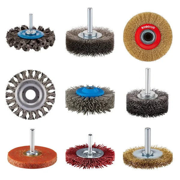 Brosses métalliques circulaires