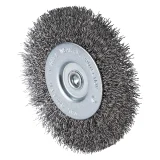 Brosse métallique circulaire sur tige - D100 - 10mm - 353269