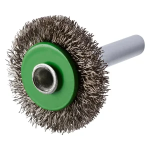 Brosse métallique circulaire sur tige – D30 – 66mm – 353049 (x10)