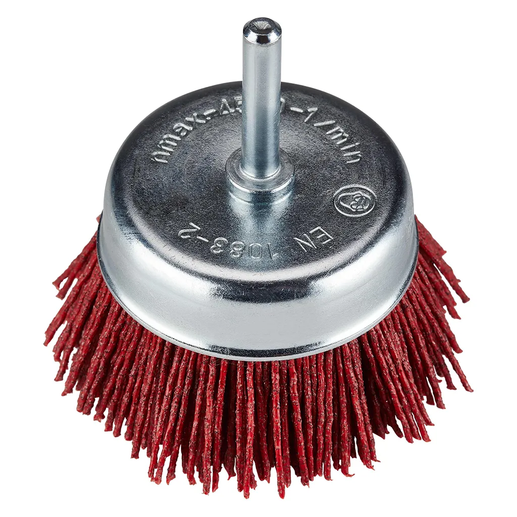 Brosse métallique en coupe - 75mm - Gros grain - 353042