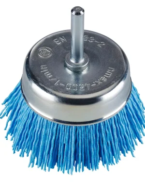 Brosse métallique en coupe – D75 – Grain fin – 353043 (x12)