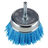 Brosse métallique en coupe - D75 - Grain fin - 353043