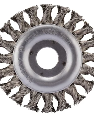 Brosse métallique pour meuleuse – 115mm – 12mm – 353004 (x1)