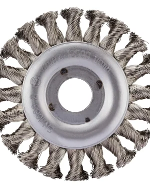 Brosse métallique pour meuleuse – 115mm – 12mm – 353005 (x1)