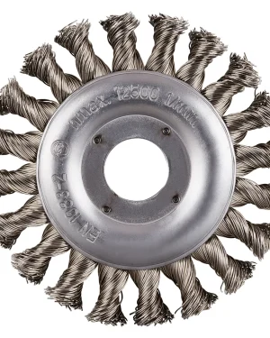 Brosse métallique pour meuleuse – 115mm – 12mm – 353080 (x10)