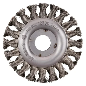 Brosse métallique pour meuleuse – 115mm – 12mm – 353081 (x10)