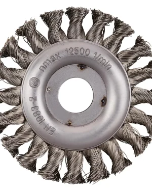 Brosse métallique pour meuleuse – 115mm – 12mm – 353081 (x10)