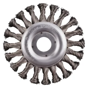 Brosse métallique pour meuleuse – 125mm – 13mm – 353002 (x1)