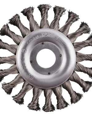 Brosse métallique pour meuleuse – 125mm – 13mm – 353002 (x1)