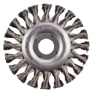 Brosse métallique pour meuleuse – 125mm – 13mm – 353006 (x1)