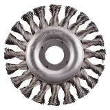 Brosse métallique pour meuleuse - 125mm - 13mm - 353006