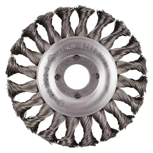 Brosse métallique pour meuleuse – 125mm – 13mm – 353078 (x10)