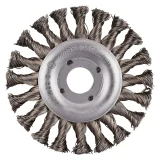 Brosse métallique pour meuleuse - 125mm - 13mm - 353082