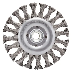 Brosse métallique pour meuleuse – 125mm – 13mm – 353132 (x6)