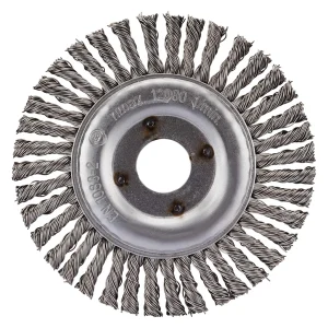 Brosse métallique pour meuleuse – 125mm – 6mm – 353084 (x10)