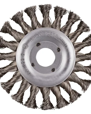 Brosse métallique pour meuleuse – D125 – 13mm – 353082 (x10)