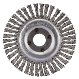 Brosse métallique pour meuleuse - D125 - 6mm - 353084