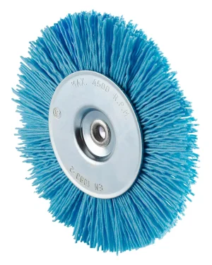 Brosse métallique sur tige – 100mm – 12mm – Grain fin – 353039 (x10)