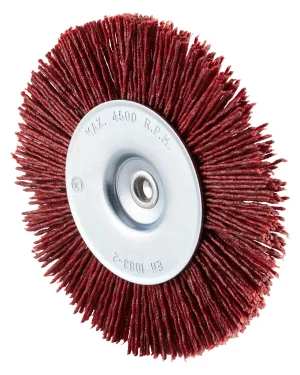 Brosse métallique sur tige – 100mm – 12mm – Gros grain – 353038 (x10)