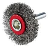 Brosse métallique sur tige - 40mm - 7mm - 353050