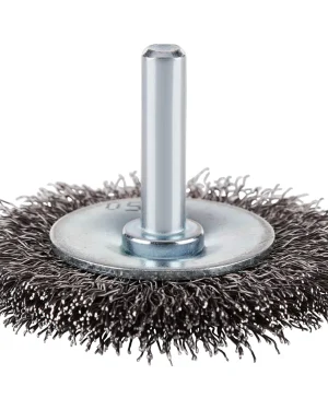 Brosse métallique sur tige – 50mm – 7mm – 353027 (x20)