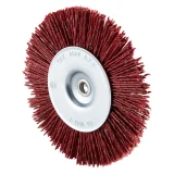 Brosse métallique sur tige - D100 - 12mm - Gros grain - 353038