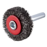 Brosse métallique sur tige - D30 - 12mm - 353159