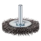 Brosse métallique sur tige - D50 - 7mm - 353027