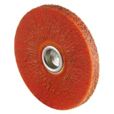 Brosse métallique sur tige - D76 - 8mm - 353228