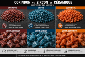 comparatif corindon vs zircon vs céramique