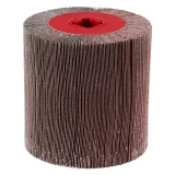 Cylindre abrasif à lamelles en corindon - 100mm - 100mm - Grain 120 - 305199