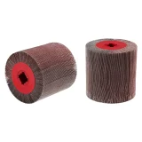 Cylindre abrasif à lamelles en corindon - 100mm - 100mm - Grain 120 - 305199