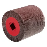 Cylindre abrasif à lamelles en corindon - 100mm - 100mm - Grain 120 - 305199