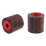 Cylindre abrasif à lamelles en corindon - 100mm - 100mm - Grain 60 - 305197