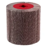 Cylindre abrasif à lamelles en corindon - 100mm - 100mm - Grain 80 - 305198