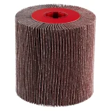 Cylindre abrasif à lamelles en corindon - D100 - 100mm - G60 - 305197