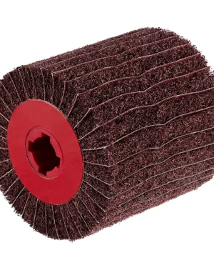 Cylindre abrasif en tissu – D100 – 100mm – Grain moyen – 305354 (x1)