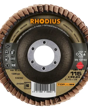 Disque à lamelles inclinées en céramique – 115mm – Grain 40 – 210249 (x10)