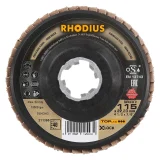 Disque à lamelles inclinées en céramique - 115mm - Grain 40 - 211395