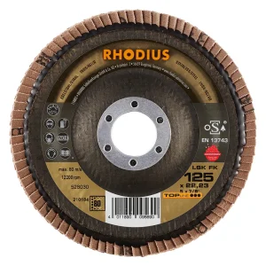 Disque à lamelles inclinées en céramique – 125mm – Grain 80 – 210184 (x10)