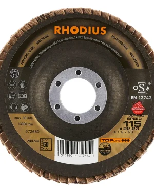 Disque à lamelles inclinées en céramique – D115 – G60 – 208744 (x10)