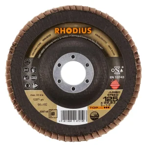 Disque à lamelles inclinées en céramique – D125 – G80 – 208748 (x10)