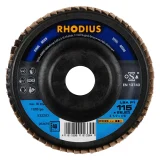 Disque à lamelles inclinées en corindon - 115mm - Grain 40 - 202475