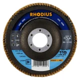 Disque à lamelles inclinées en corindon - 115mm - Grain 80 - 202845