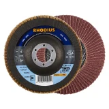 Disque à lamelles inclinées en corindon - 125mm - Grain 60 - 202854