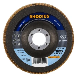 Disque à lamelles inclinées en corindon – 125mm – Grain 60 – 202854 (x10)