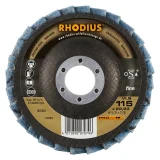 Disque à lamelles inclinées en non-tissé - 115mm - Grain fin - 303345