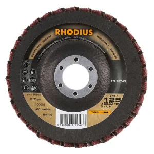 Disque à lamelles inclinées en non-tissé – 125mm – 304146 (x10)